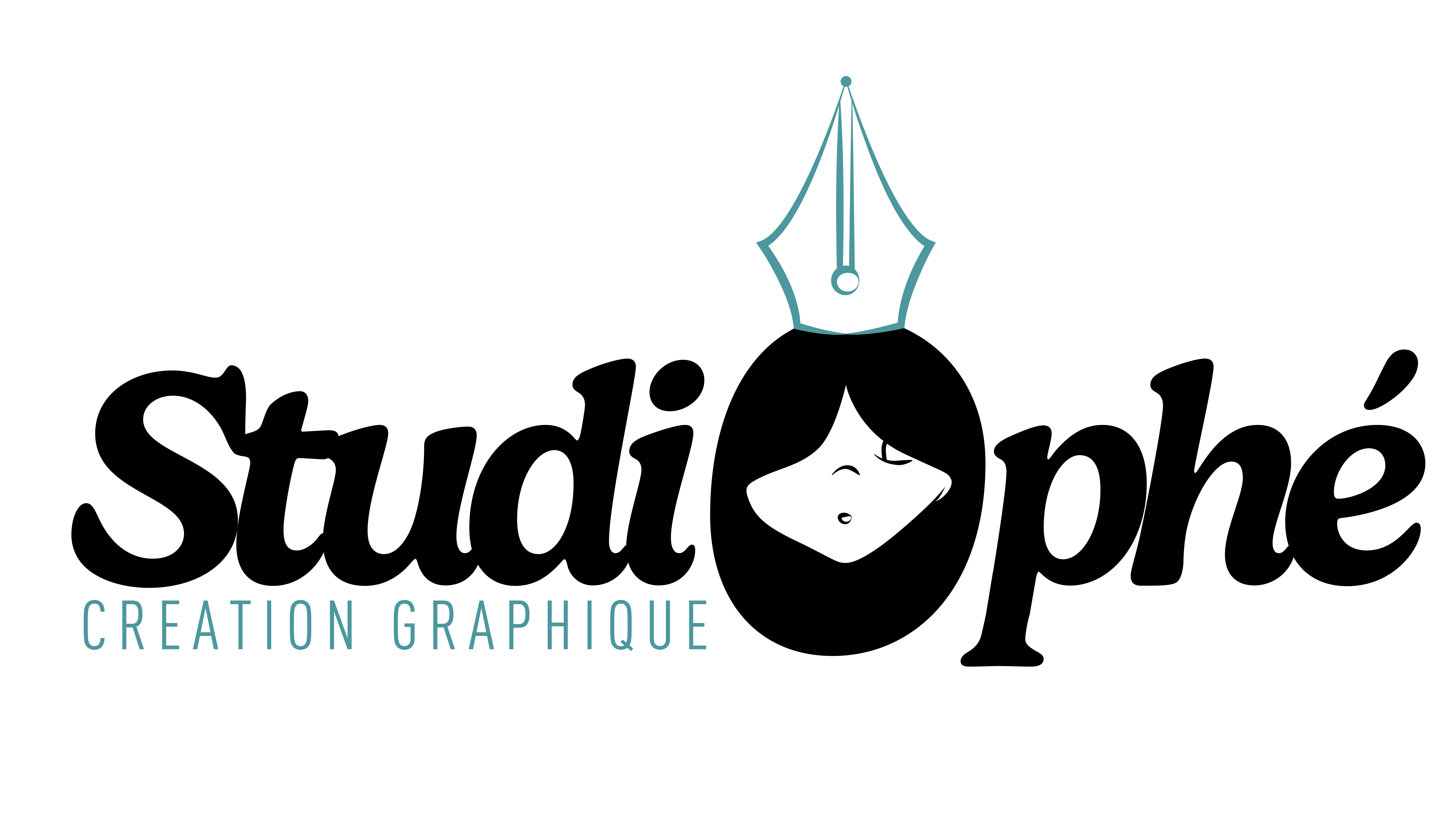 logo vectorisé studiophe graphiste perpignan opheline saincet studio graphique creation
